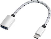 NÖRDIC USBC-N1178, Hub USB-C 3.1 vers USB-A OTG, 15 cm, argent