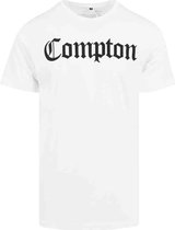 Mister Tee - Compton Heren T-shirt - XS - Wit