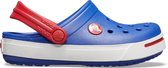 Crocs blauw/ rood/ wit Instappers - Maat 20 - Unisex - blauw/ rood/ wit