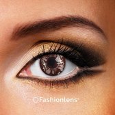 Kleurlenzen - Brown Universe - jaarlenzen met lenshouder - bruine contactlenzen Fashionlens®