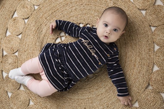 Dirkje - 2 pce Babysuit dress - Navy + pink - Vrouwen - Maat 68 van Dirkje — afbeelding 4