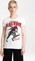Logoshirt Vrouwen T-shirt Black Widow - Marvel Comics - Shirt met ronde hals van Logoshirt  - offwhite
