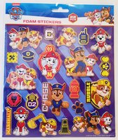 PAW PATROL FOAM STICKERS - 22 STICKERS