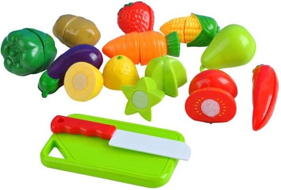 Speelgoed groente en fruit set | bol.com
