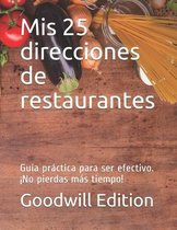 Mis 25 direcciones de restaurantes