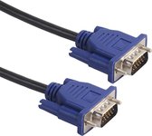 WiseGoods VGA Male to Male Computer Monitor Verlengkabel - VGA Mannelijk / Mannelijk Monitor Kabel - 3 Meter - Zwart