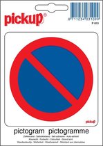 Pictogram 100x100 mm - verboden te parkeren - Parkeerverbod