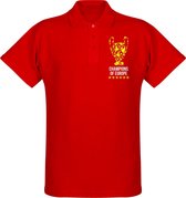 Liverpool Champions League 2019 Trophy Polo - Rood - M