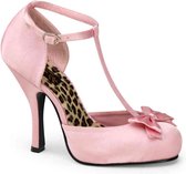 Cutiepie-12 baby pink satin - (EU 36 = US 6) - Pin Up Couture