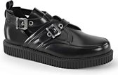 Demonia Creepers -39 Shoes- CREEPER-615 US 7 Zwart