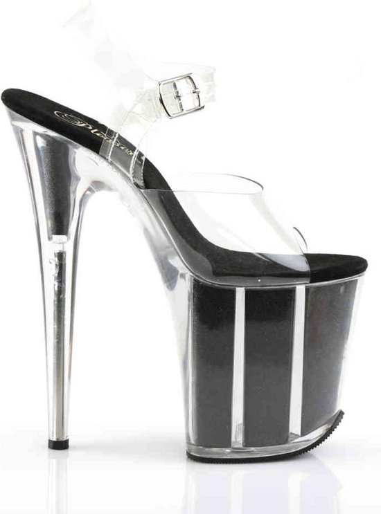 Sandale Pleaser avec bride à la cheville -35 Chaussures- FLAMINGO-808G US 5 Noir