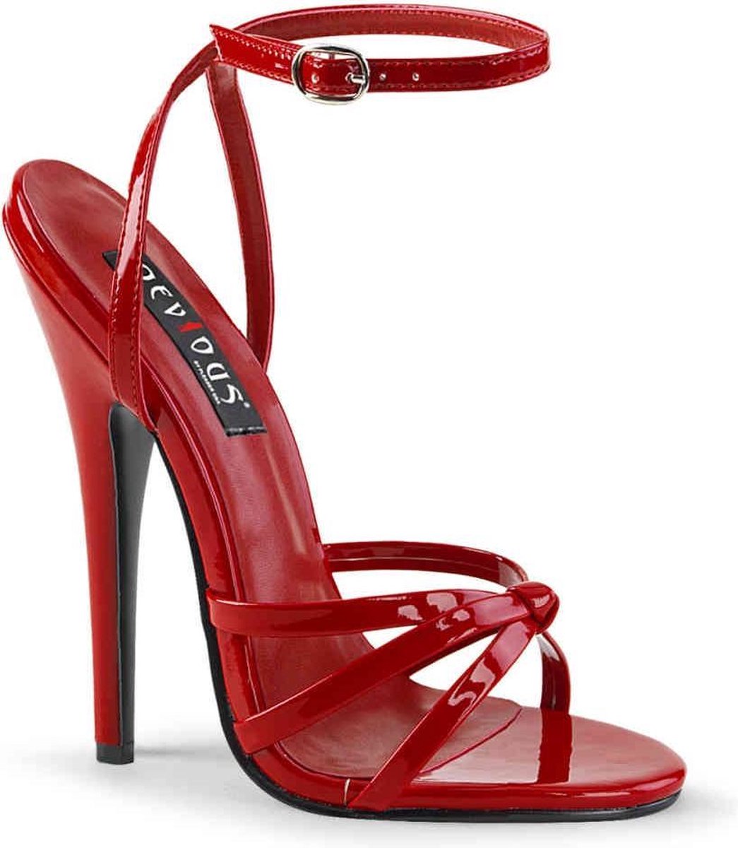 Devious - DOMINA-108 Hoge hakken - Paaldans schoenen - 40 Shoes - Rood