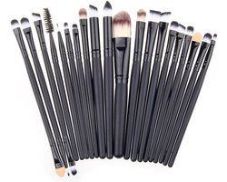 Make-up kwastenset - Brushes - 20 stuks