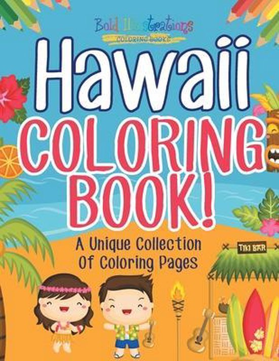 Hawaii Coloring Book!, Bold Illustrations 9781641938044 Boeken