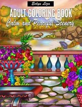 Adult Coloring Book - Calm and Peaceful Scenery