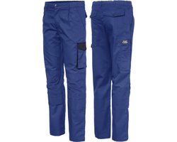 Ultimate Workwear - Werkbroek SHAWN - polykatoen - lichtgewicht tweekleurig Blauw (Kobalt/Royal Blue)/Blauw (Marine/Navy)