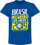 Brasil Campeao 2019 T-Shirt - Blauw - 4XL
