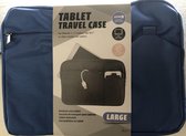 Reishoes voor tablet telefoon oplader en oortjes - Tablet travel case - Reizen - koffer - opberghoes - cover - tablet sleeve,