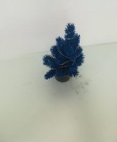 mooie blauwe kunstplant met lichtjes ingebouwd