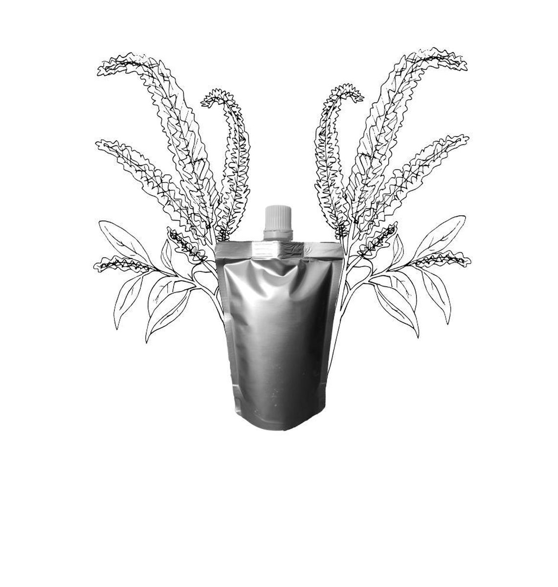 Goedkoopste Amarant olie - Navulling 200ml pouch met schenkmond - plasticvrij verpakt - vegan - dierproefvrij en zonder chemische toevoegingen - amarant huidolie