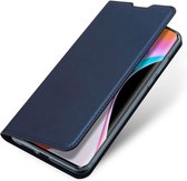 Xiaomi Mi 10 Pro/Mi 10 Bookcase hoesje - Dux Ducis - Effen Donkerblauw - Kunstleer