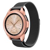 Milanees Smartwatch bandje - Geschikt voor  Samsung Galaxy Watch Milanese band 42mm - zwart - Horlogeband / Polsband / Armband