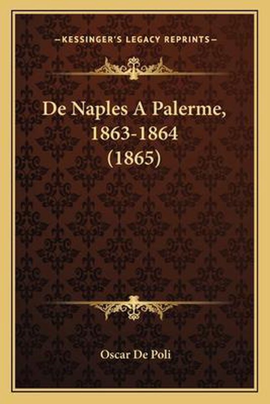 de Naples a Palerme, 1863-1864 (1865) - cover