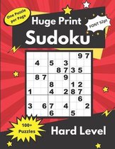 Huge Print Sudoku Hard level