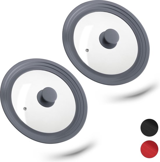BC Deksel universeel glas/silicone
