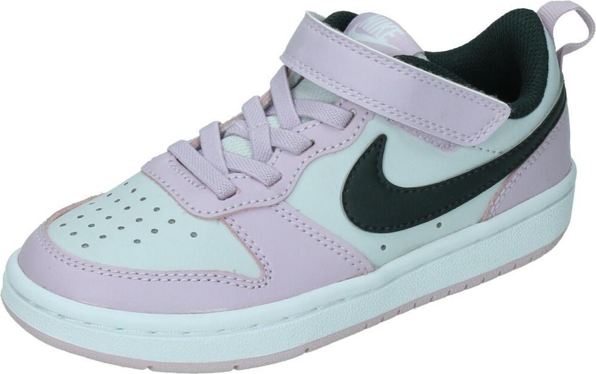 Nike Court Borough Low 2 Little Kids’ Shoe Zwart