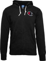Champion full-zip hoodie in de kleur zwart.