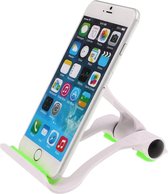 iPad / iPhone / Samsung houder Tablet Telefoon ondersteuning Opvouwbare standaard Draagbare beugel Verstelbare hoek voor iPhone Samsung - groen