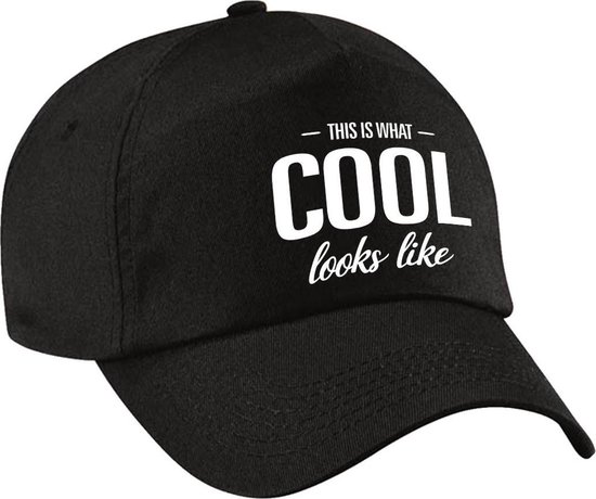 This is what cool looks like pet / cap zwart voor en meisjes baseball cap -... | bol.com