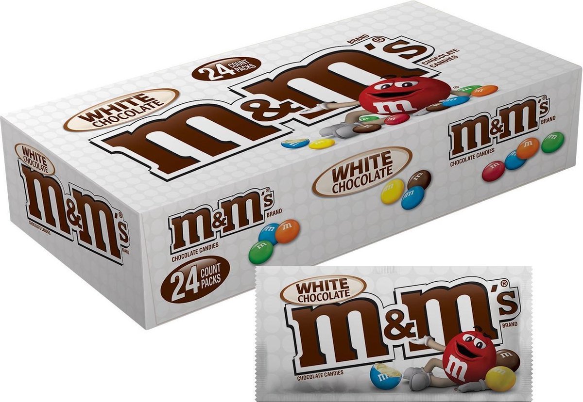 M&M's White Chocolate 24 stuks bol