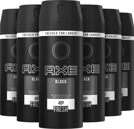 Axe Black Bodyspray Deodorant - 150 ml Voordeelverpakking bol.com