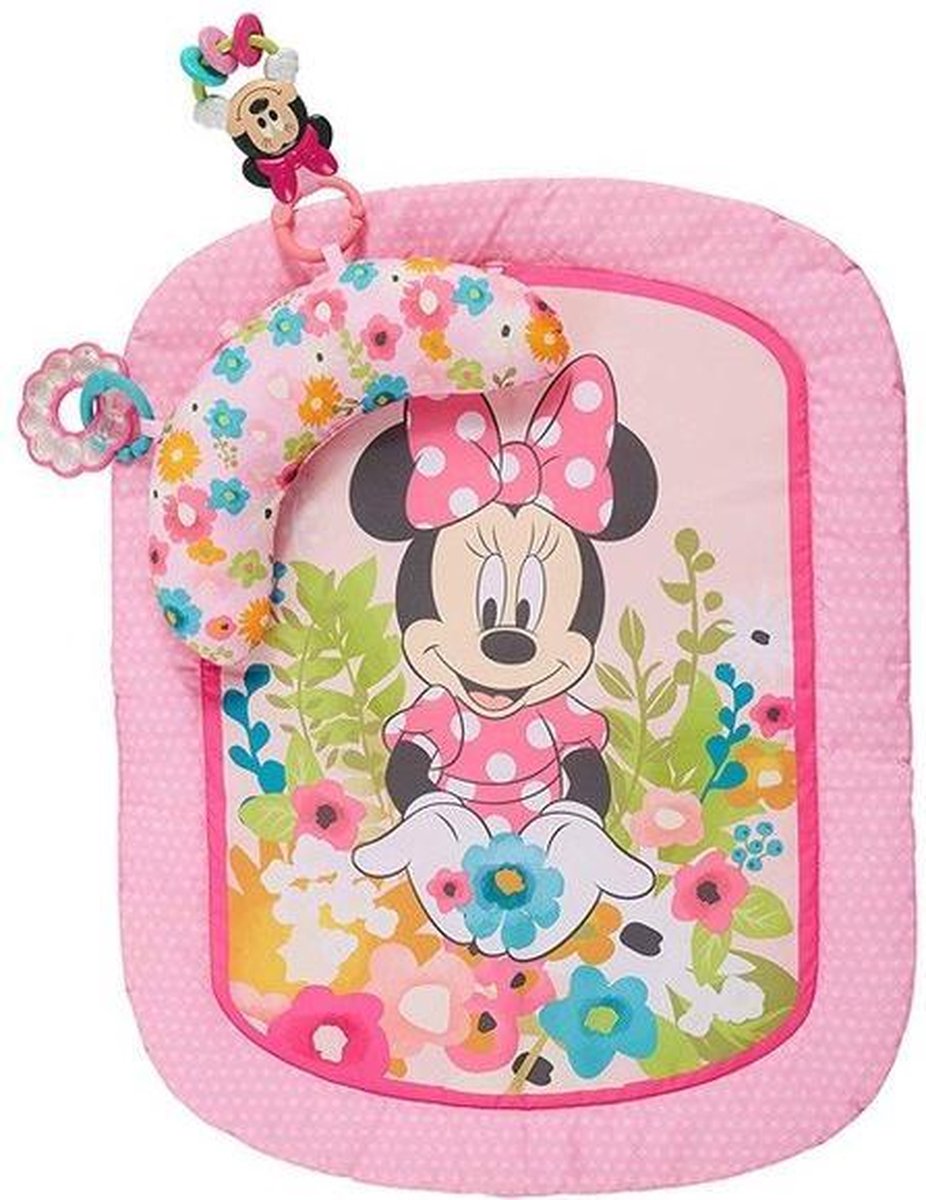 Tapis de jeu pour enfants Disney Minnie Mouse pour l'extérieur ou  l'intérieur Rose | bol