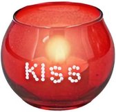 Arti Casa Valentijnskaars 'kiss' 6,5 X 5,7 Cm Rood