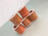 Hobbylinten, oranje ( 5 stuks )