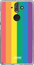 Nokia 8 Sirocco Hoesje Transparant TPU Case - #LGBT #ffffff