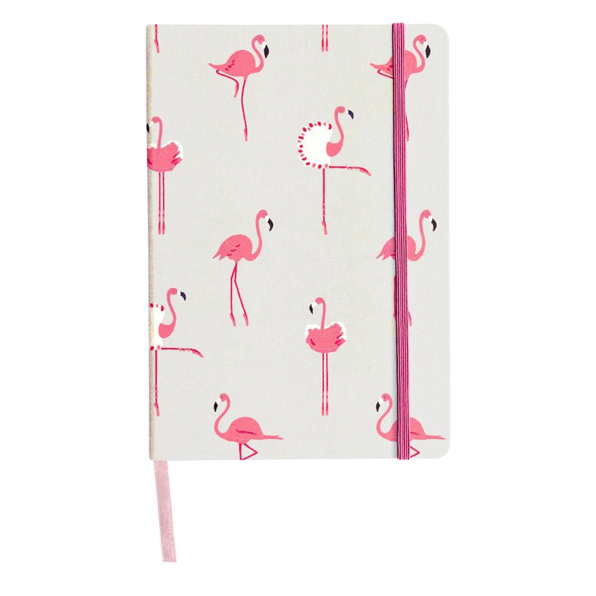 Hip Notitieboekje met roze flamingo's van het merk Sophie Allport