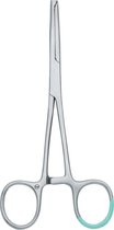 Klem Kocher 14 cm chirurgisch recht RVS disposable