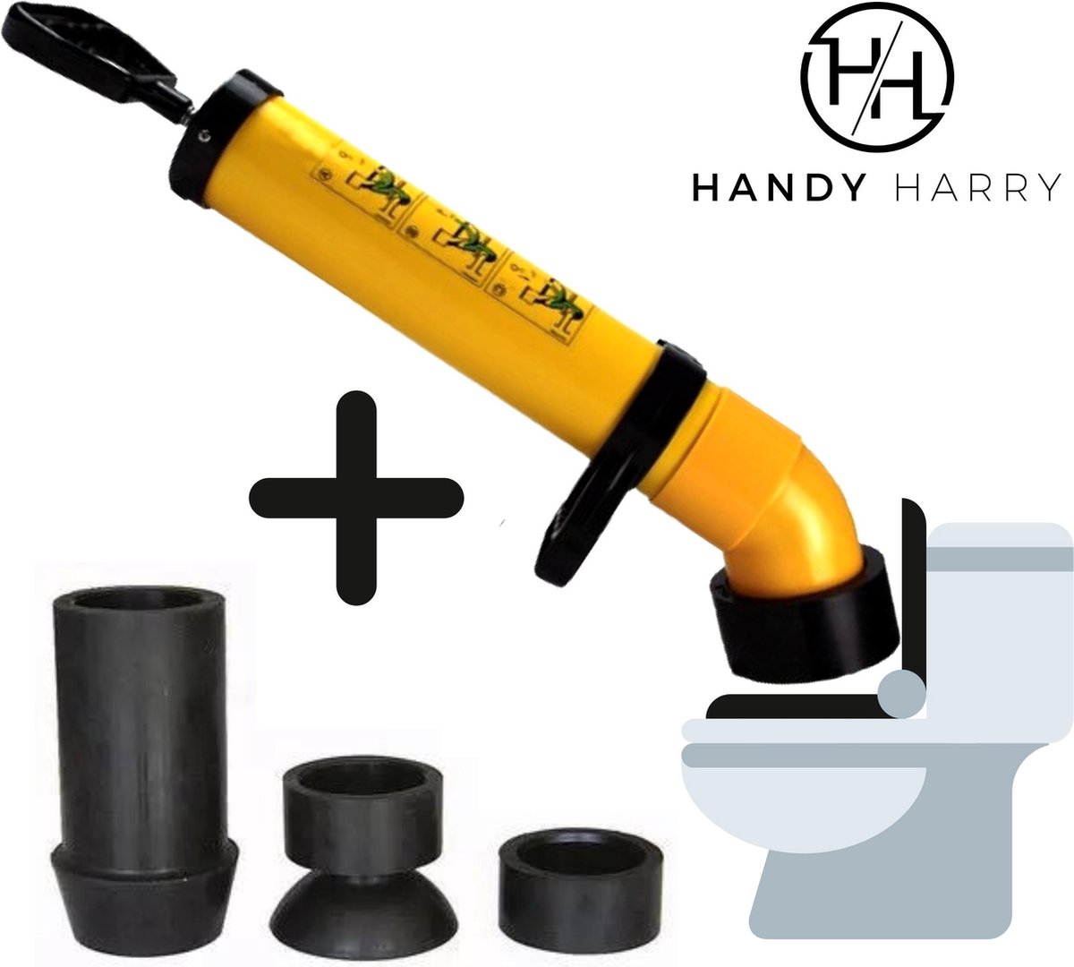 HANDY HARRY® Pomp Ontstopper Wc Afvoer Gootsteenontstopper