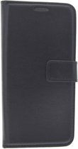 Hoesje voor Alcatel iDol 5S - Zwart - Book Case - Pasjeshouder - Magneetsluiting
