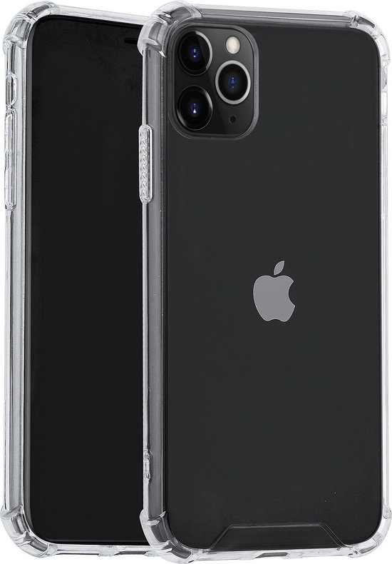 Worden Fabel beneden Apple iPhone 11 Pro Max Transparant Backcover hoesje Hard case - Shockproof  - Anti... | bol.com