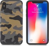 UNIQ Accessory iPhone X-Xs Hard Case Backcover Legerprint - Licht Groen