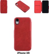 UNIQ Accessory Rood hoesje iPhone XR - Luxe Book Case