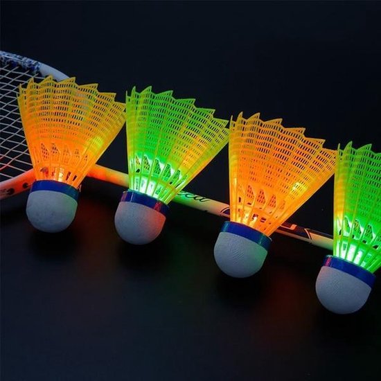Badminton - Lichtgevende shuttles - 3 stuks | bol.com