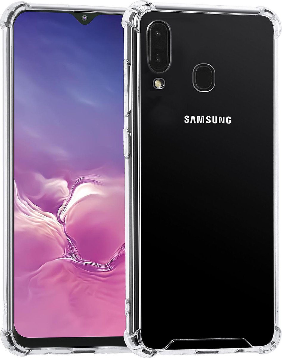 Galaxy A20e Transparant Hardcase Backcover hoesje