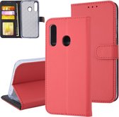 Rood hoesje Samsung Galaxy M40 - Book Case - Pasjeshouder - Magneetsluiting (M405F)