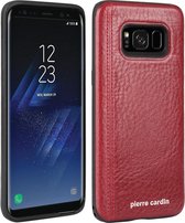 Samsung Galaxy S8 hoesje - Pierre Cardin - Rood - Leer